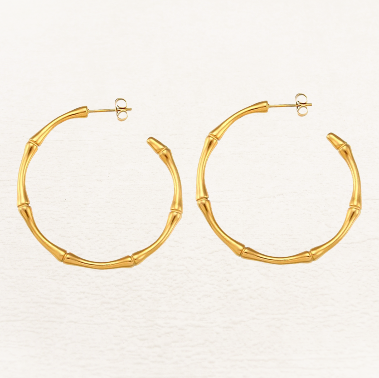 Alice Bamboe Hoops - Rosa Jewels