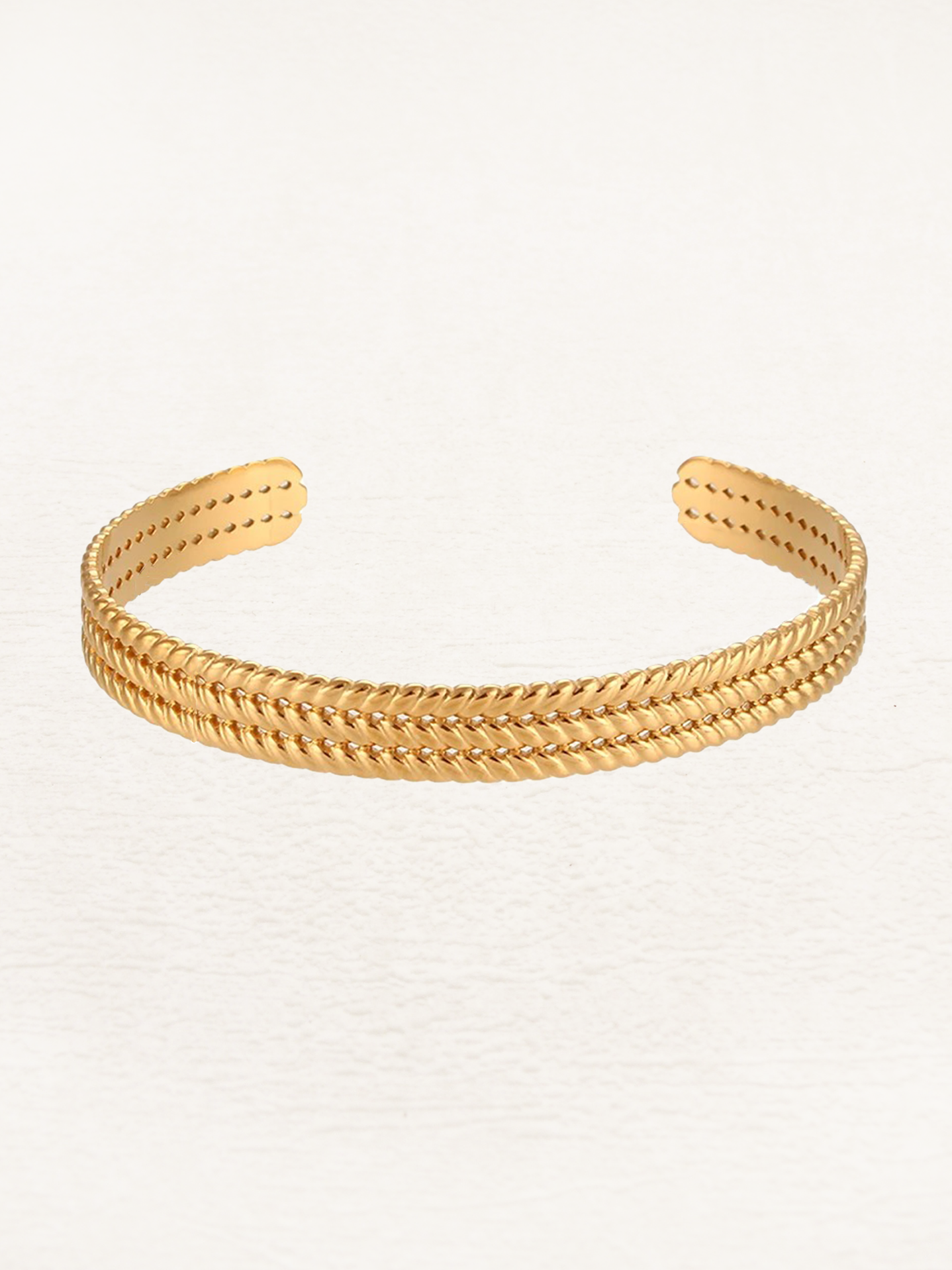 Open Bangle Goud