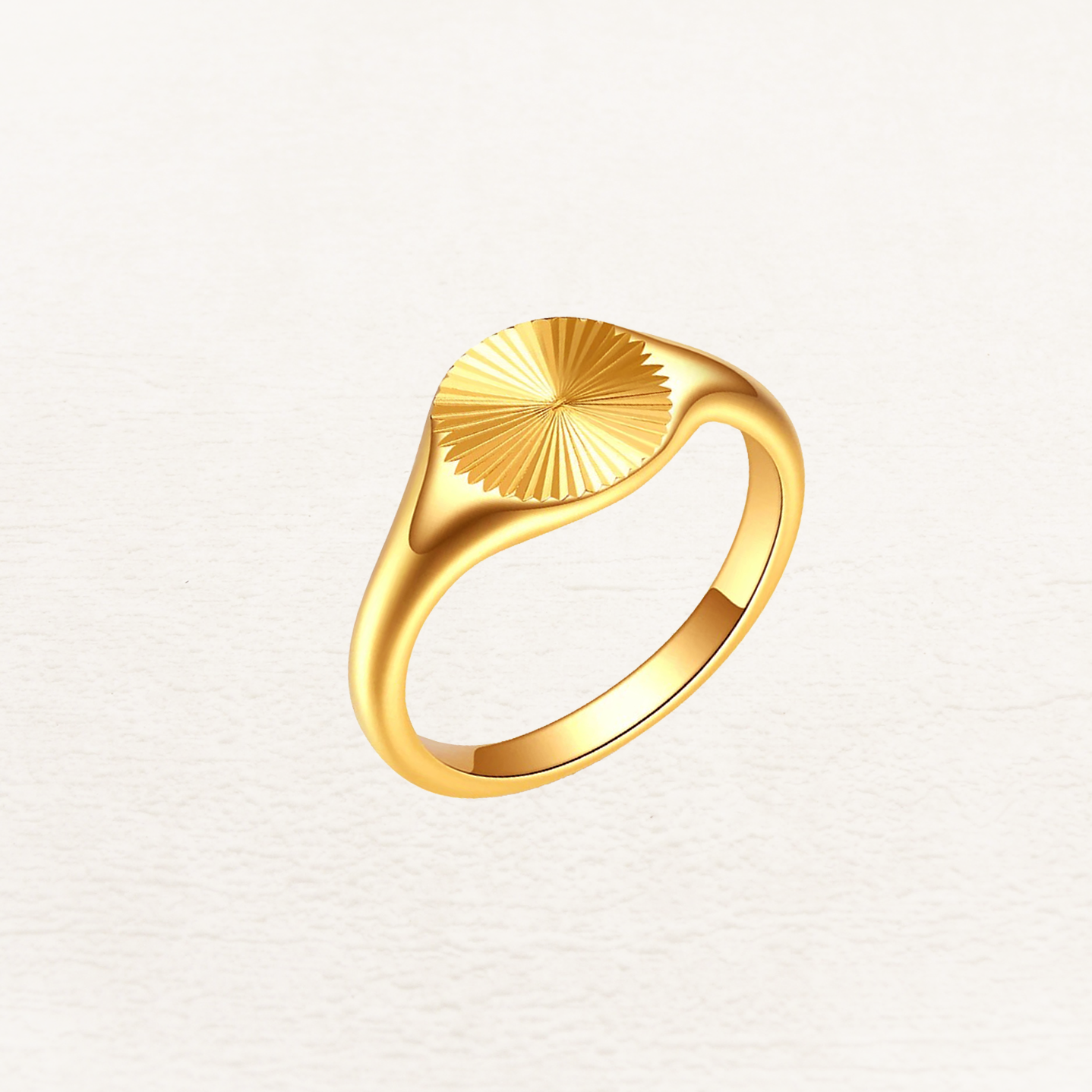 Colet Sun Ring Goud - Rosa Jewels