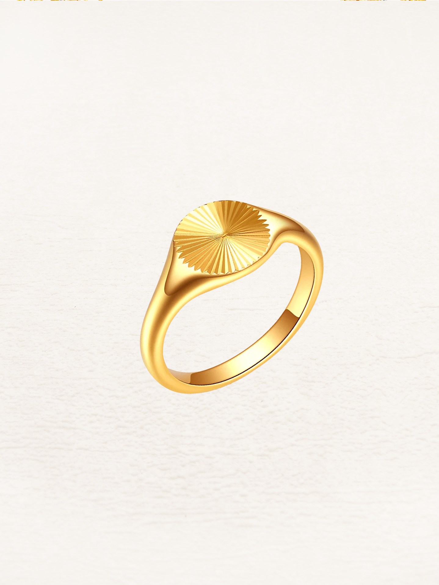 Colet Sun Ring Goud - Rosa Jewels