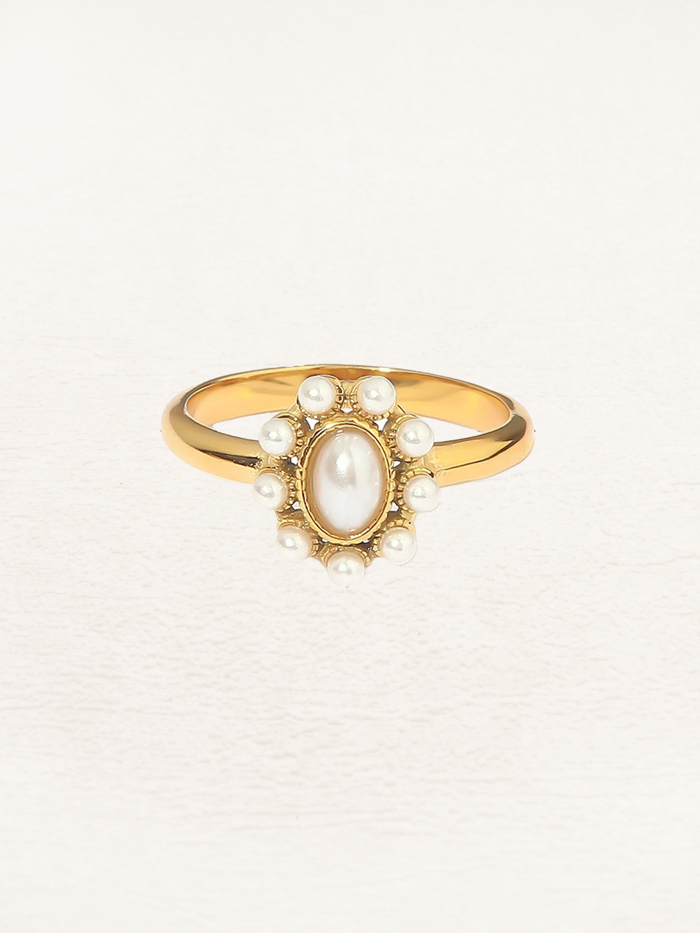 Cynthia Parel Ring Goud