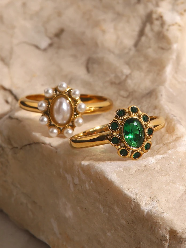 Cynthia Parel Ring Goud