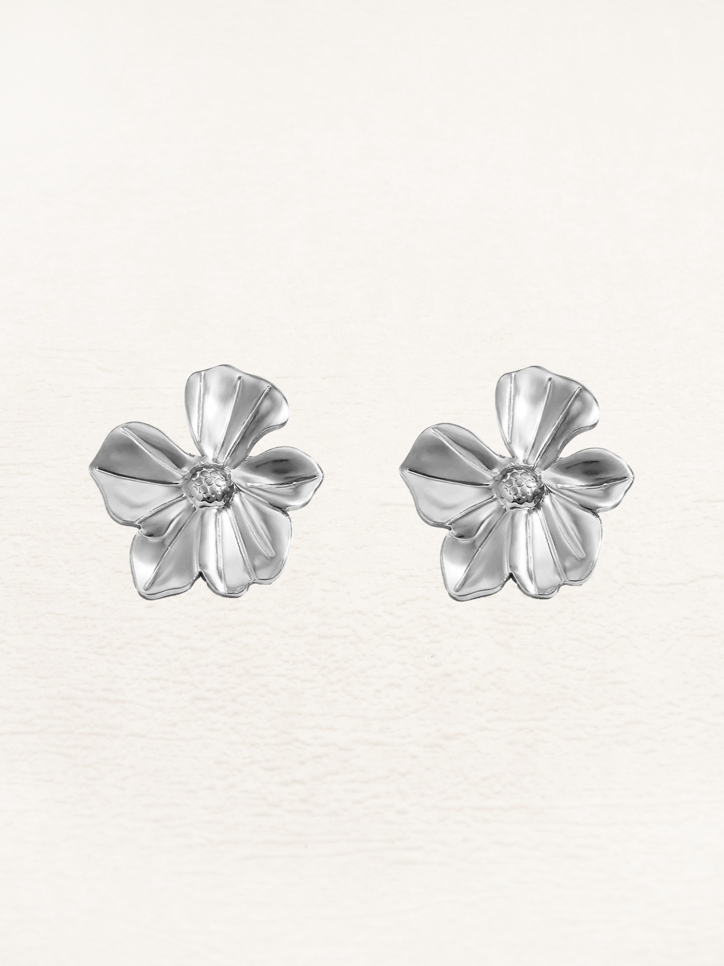 Diane Flower Blossom Bloemen Oorbellen Klein Zilver