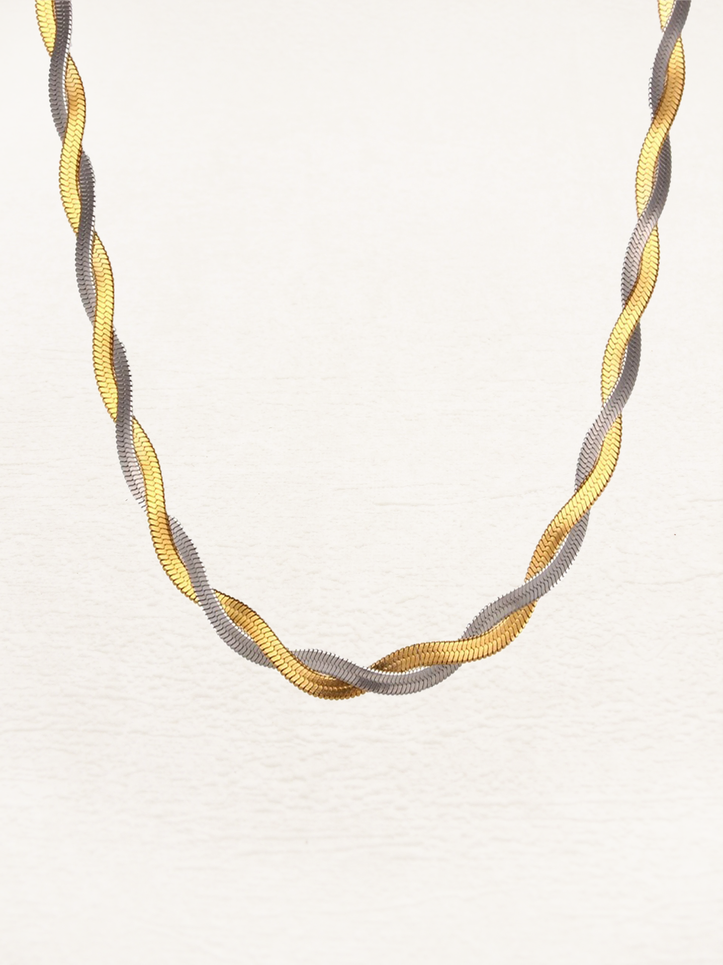 Dionne Snake Chain Ketting Goud-Zilver - Pre-order - Rosa Jewels
