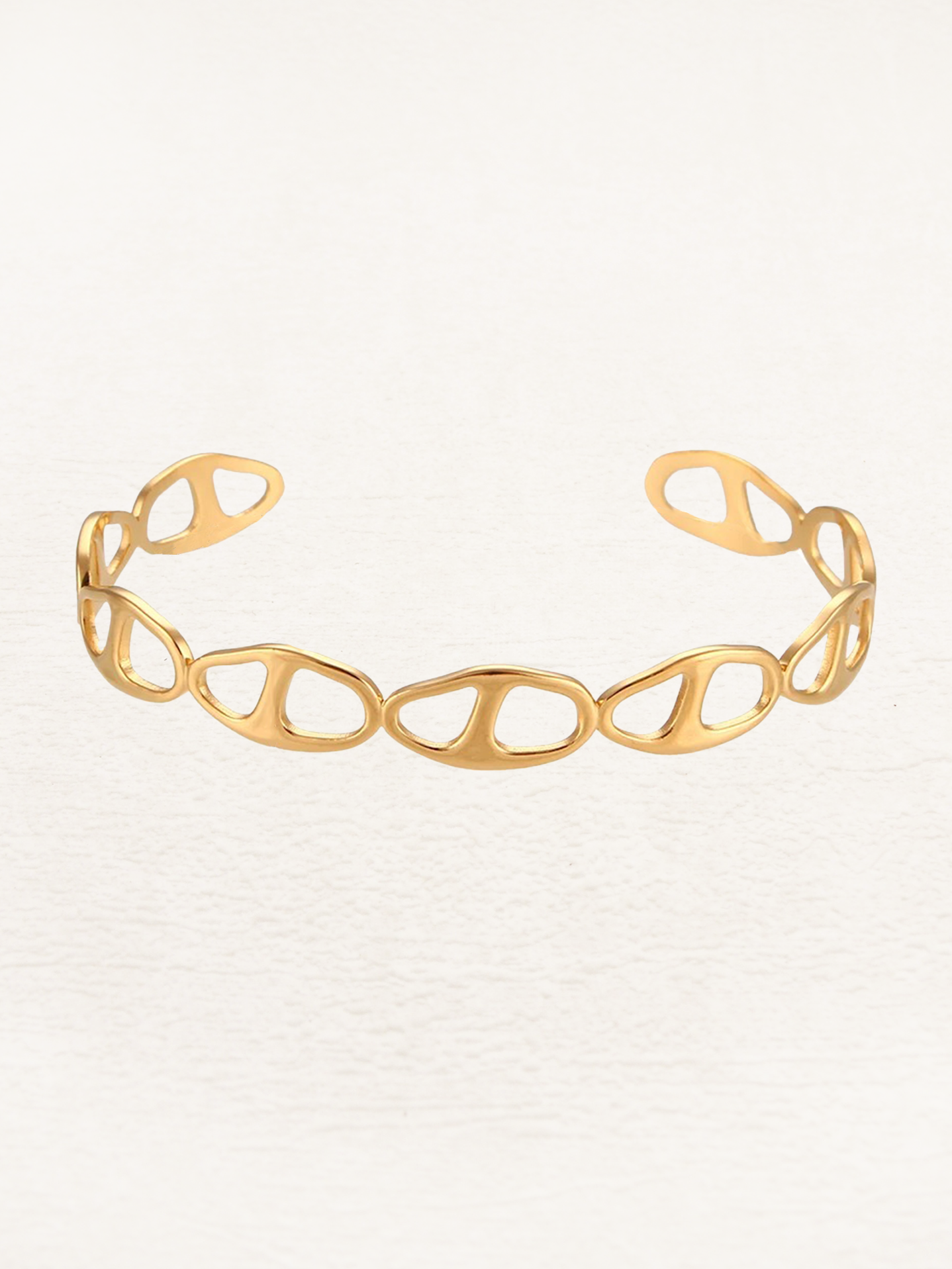 Open Bangle Goud