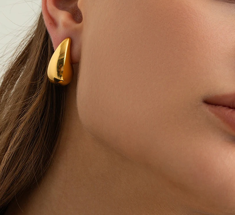 Emma Druppel Oorbellen Goud - Rosa Jewels