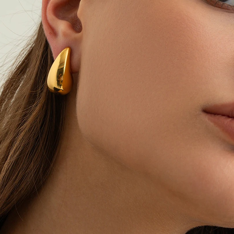 Emma Druppel Oorbellen Goud - Rosa Jewels