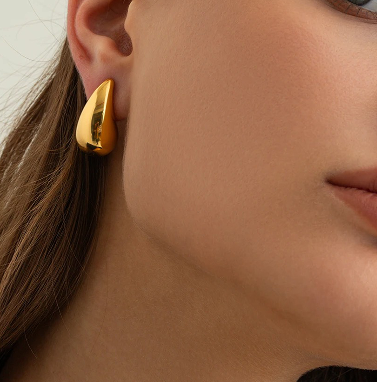 Emma Druppel Oorbellen Goud - Rosa Jewels