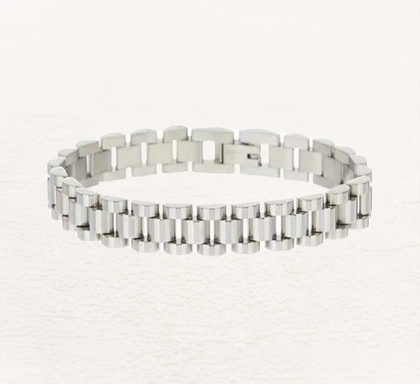 Eveline Schakelarmband Zilver - Rosa Jewels