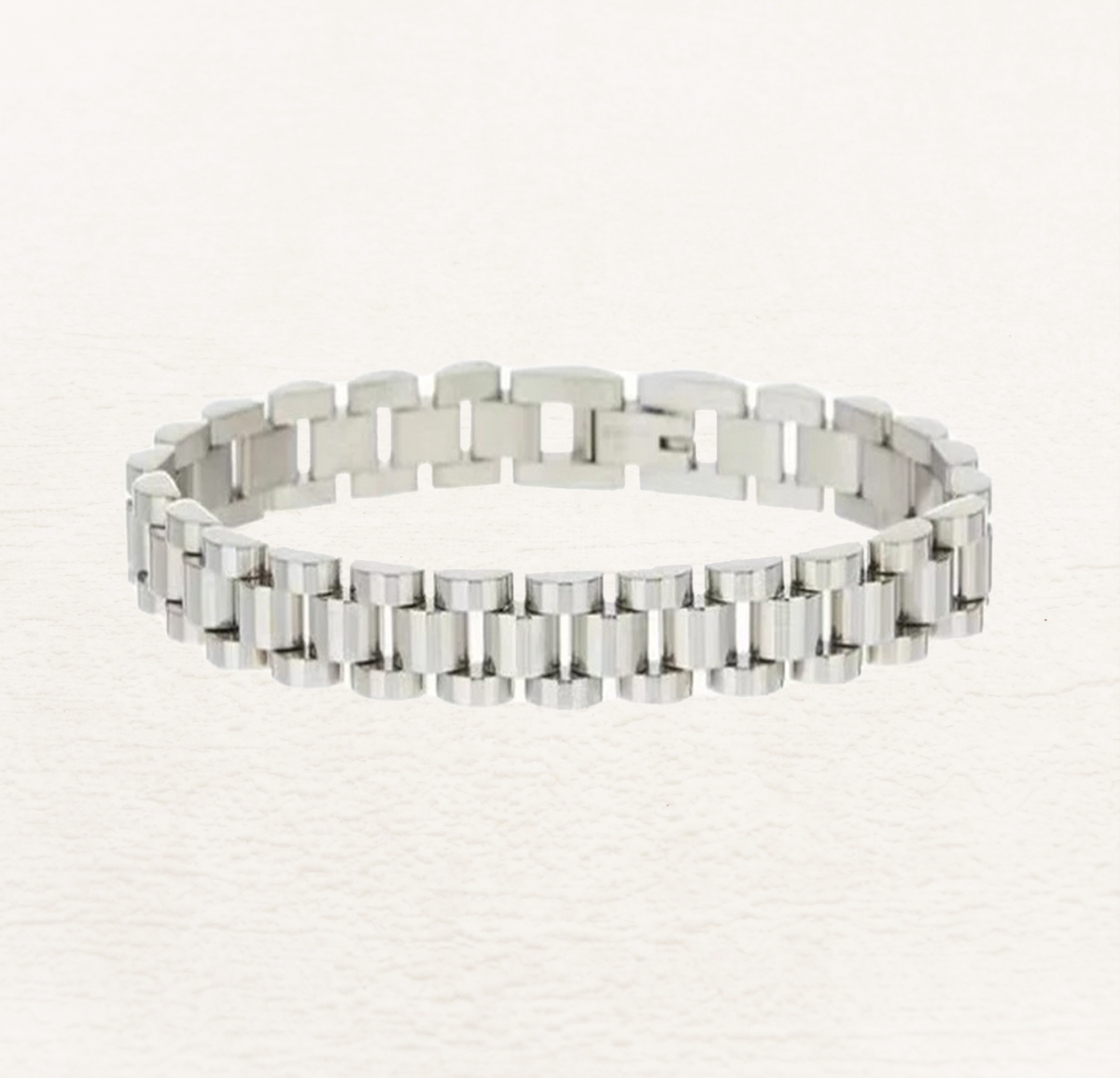 Eveline Schakelarmband Zilver - Rosa Jewels