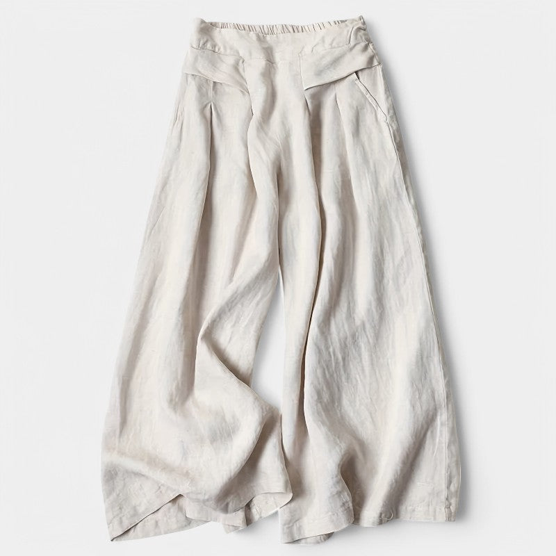 Virelle Broek - Women's wide-leg pants loose fit in trendy kleuren