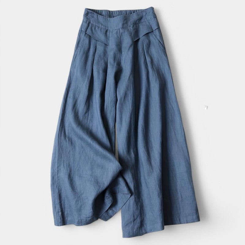 Virelle Broek - Women's wide-leg pants loose fit in trendy kleuren