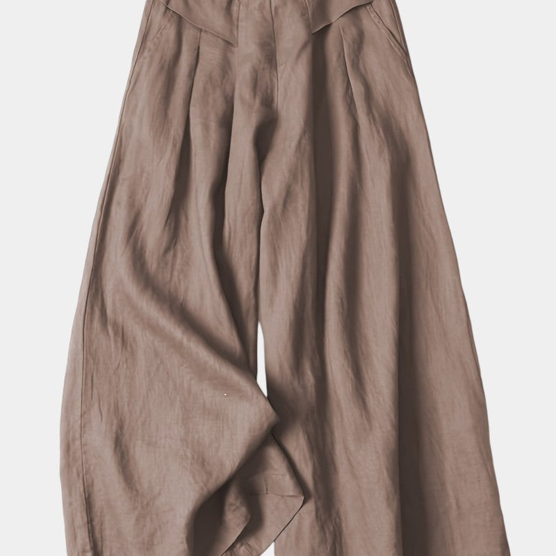 Virelle Broek - Women's wide-leg pants loose fit in trendy kleuren