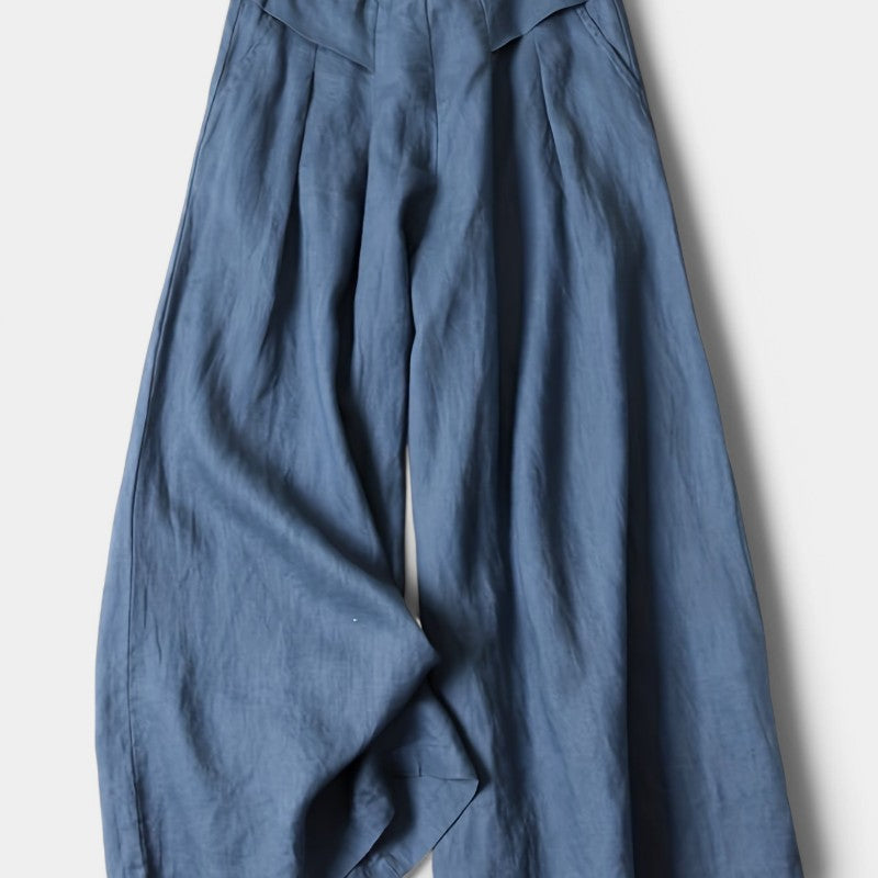 Virelle Broek - Women's wide-leg pants loose fit in trendy kleuren