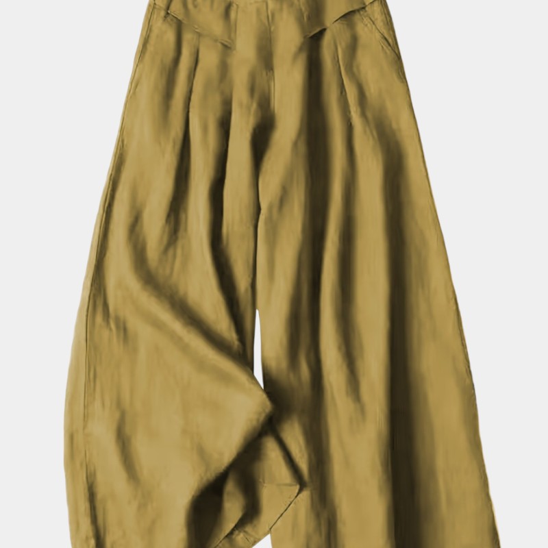 Virelle Broek - Women's wide-leg pants loose fit in trendy kleuren