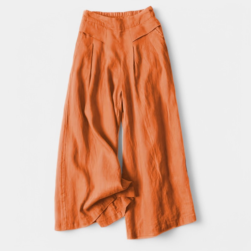 Virelle Broek - Women's wide-leg pants loose fit in trendy kleuren