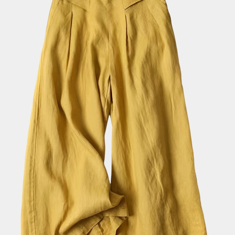Virelle Broek - Women's wide-leg pants loose fit in trendy kleuren