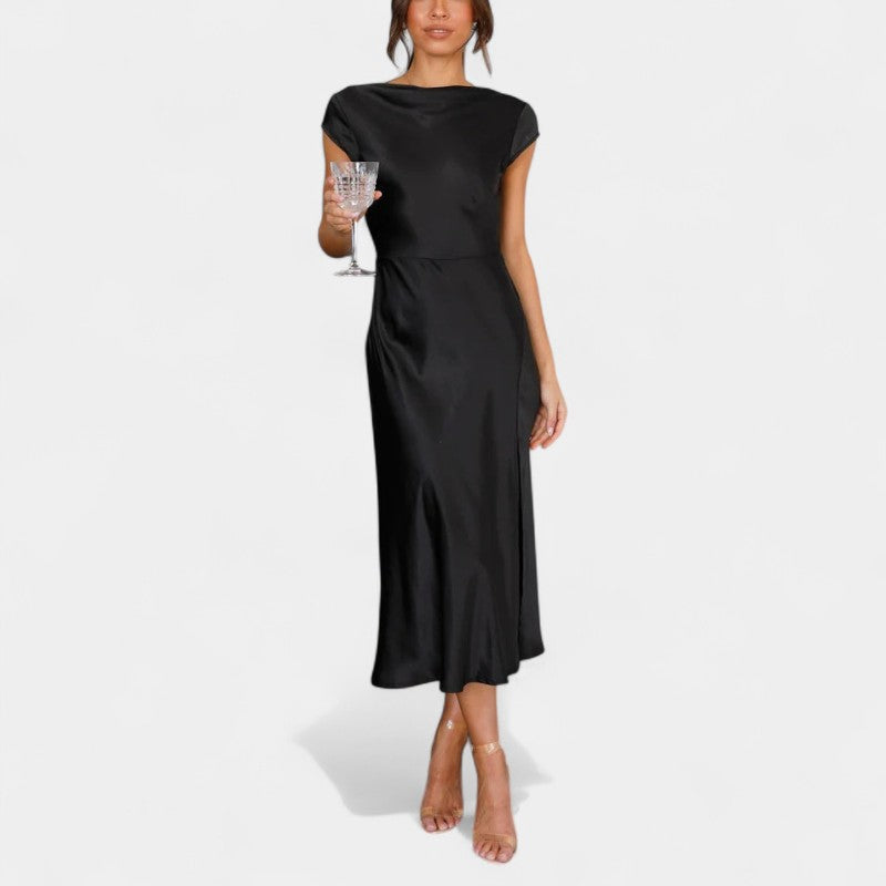 Virelle Lange Jurk - Casual midi dress katoen linnen zomerjurk voor dames