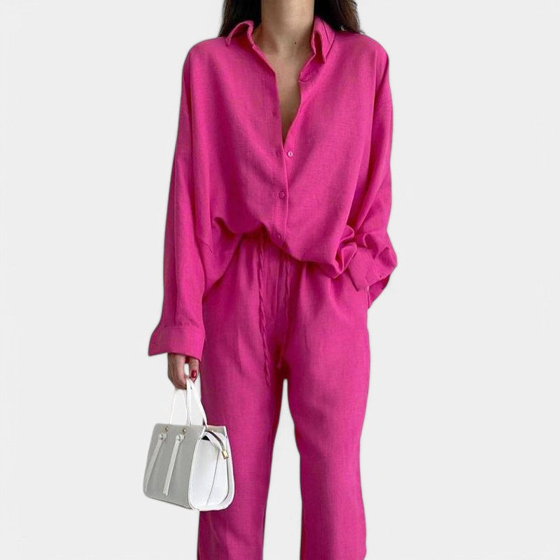 Virelle Tweedelige set - Dames blouse met bijpassende broek