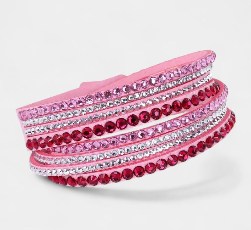 Virelle-Fashion Unisex Bracelet All-year-Virelle Armband - Multi-layer rhinestone band met elegante uitstraling