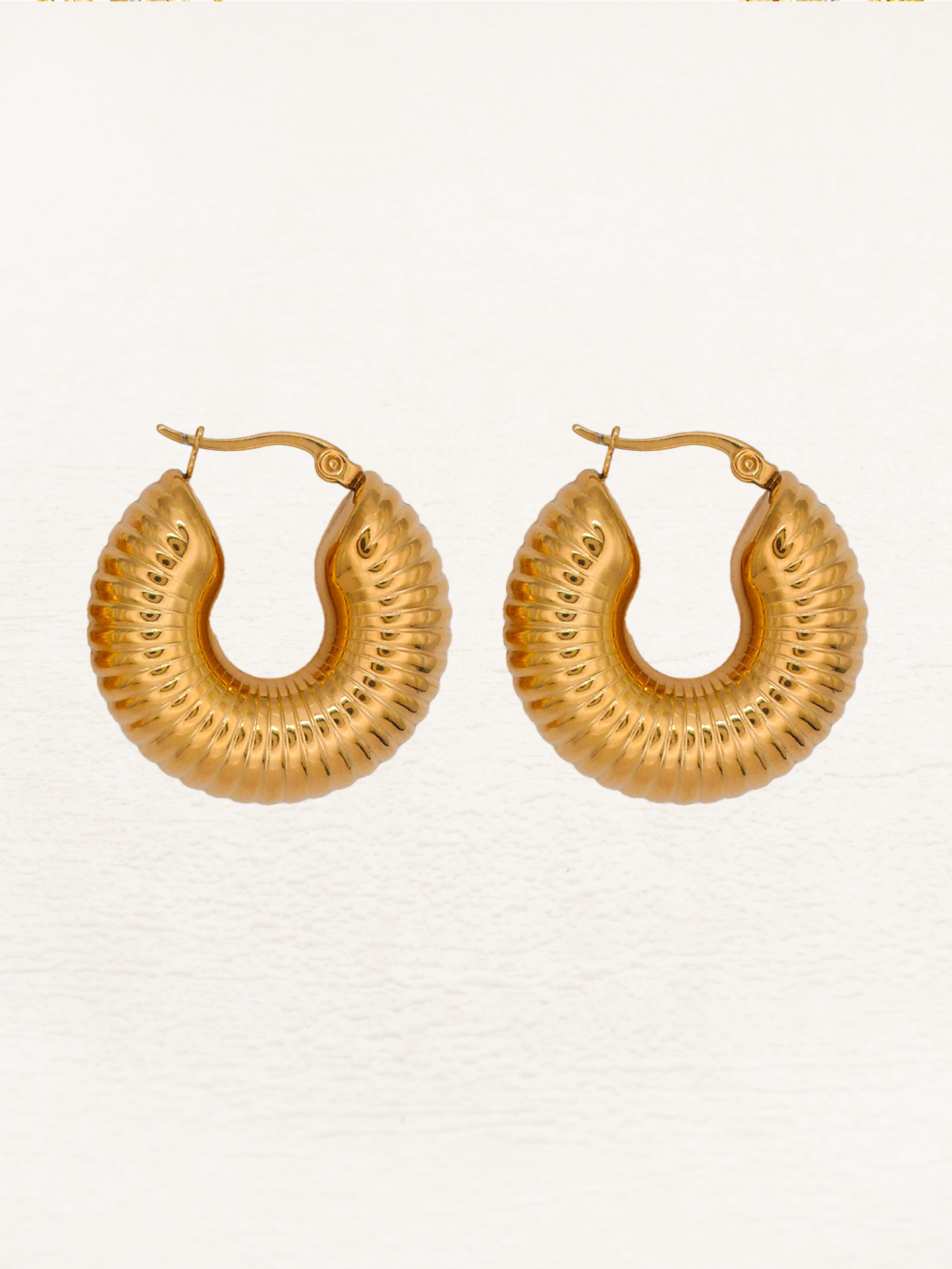 Isabella Statement Hoops - Rosa Jewels