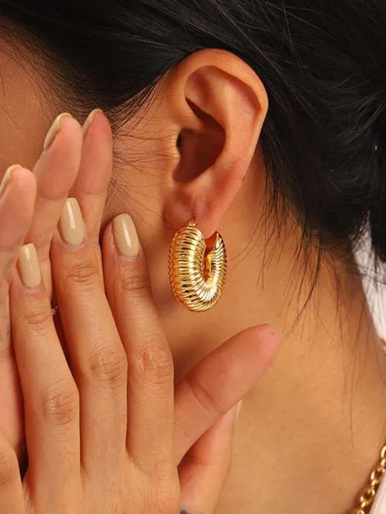 Isabella Statement Hoops - Rosa Jewels