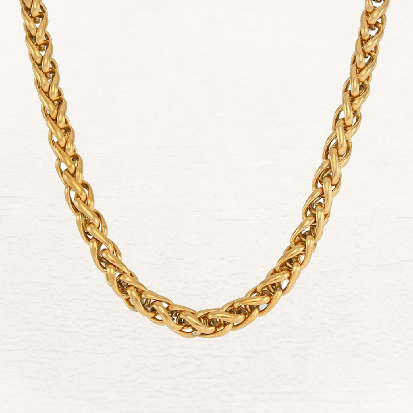 Isadora Gevlochten Chain Ketting - Rosa Jewels