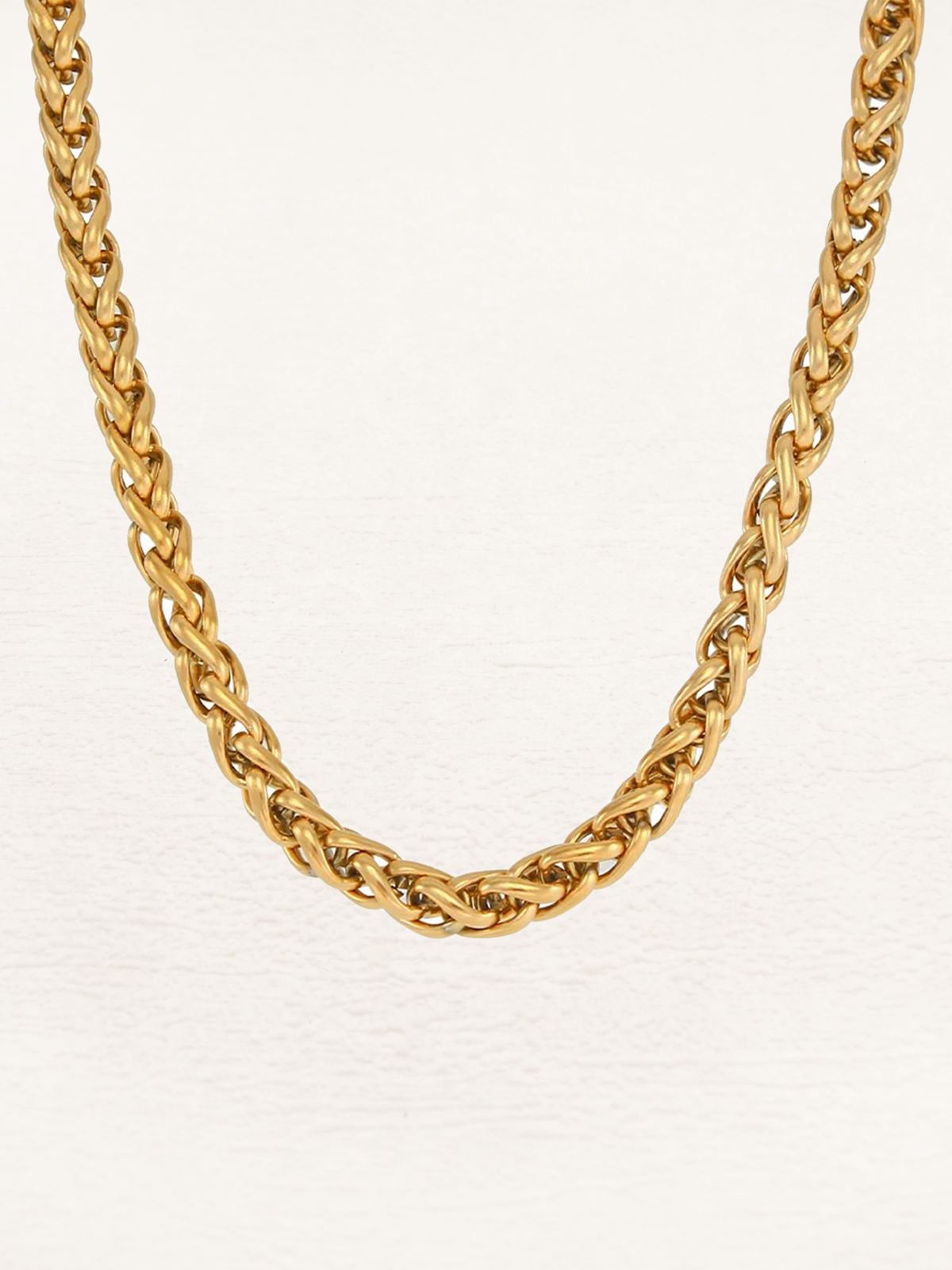 Isadora Gevlochten Chain Ketting - Rosa Jewels