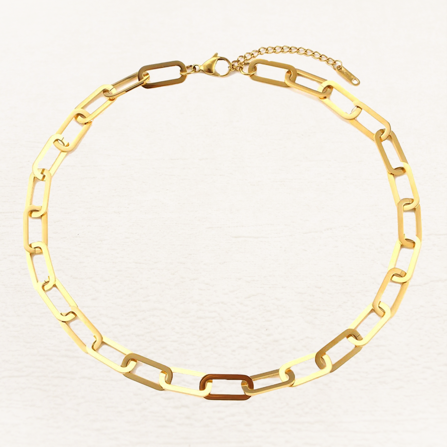 Karlijn Paperclip Schakelketting - Pre-order - Rosa Jewels