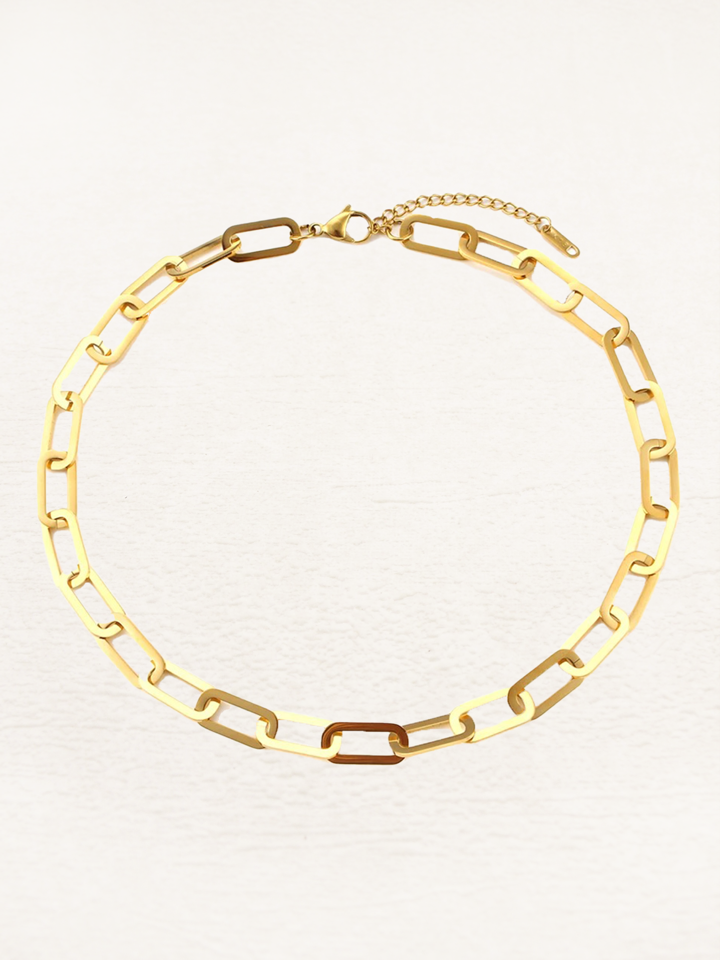 Karlijn Paperclip Schakelketting - Pre-order - Rosa Jewels