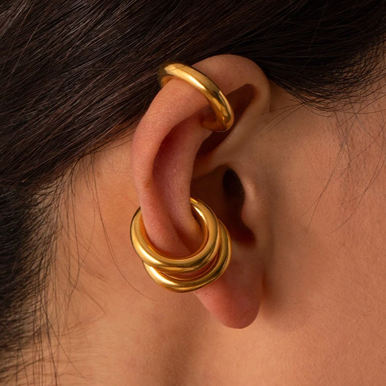 Lara Ear Cuff - Rosa Jewels
