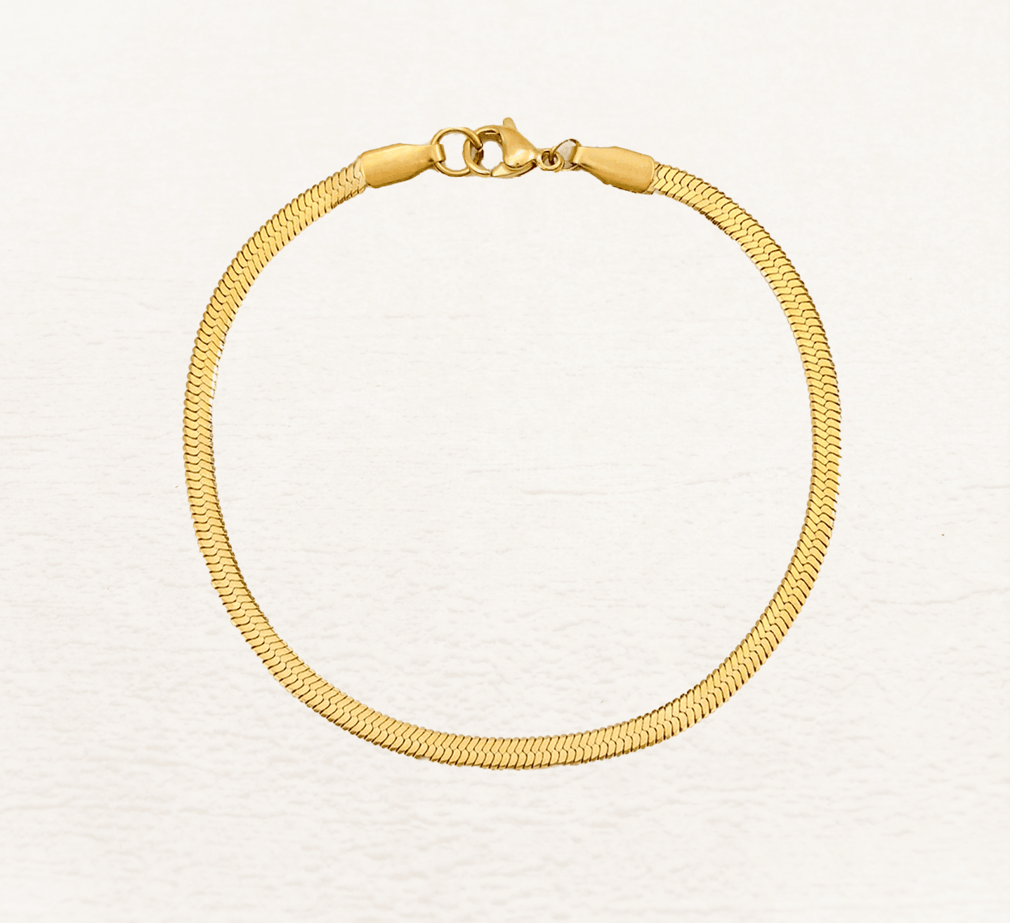 Lily Snake Chain Armband - Rosa Jewels