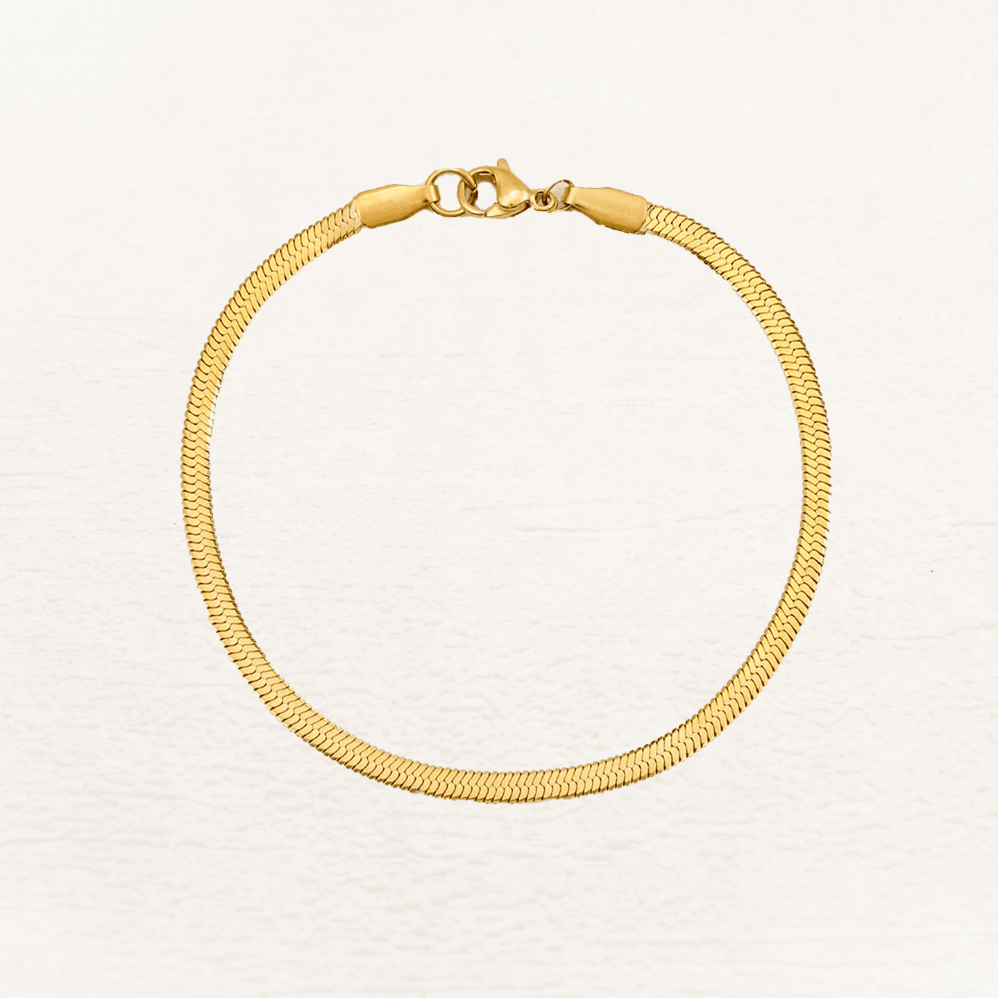 Lily Snake Chain Armband - Rosa Jewels