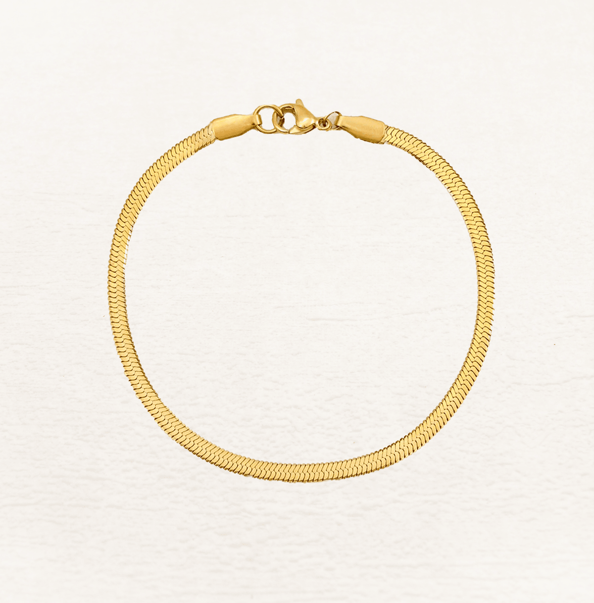 Lily Snake Chain Armband - Rosa Jewels