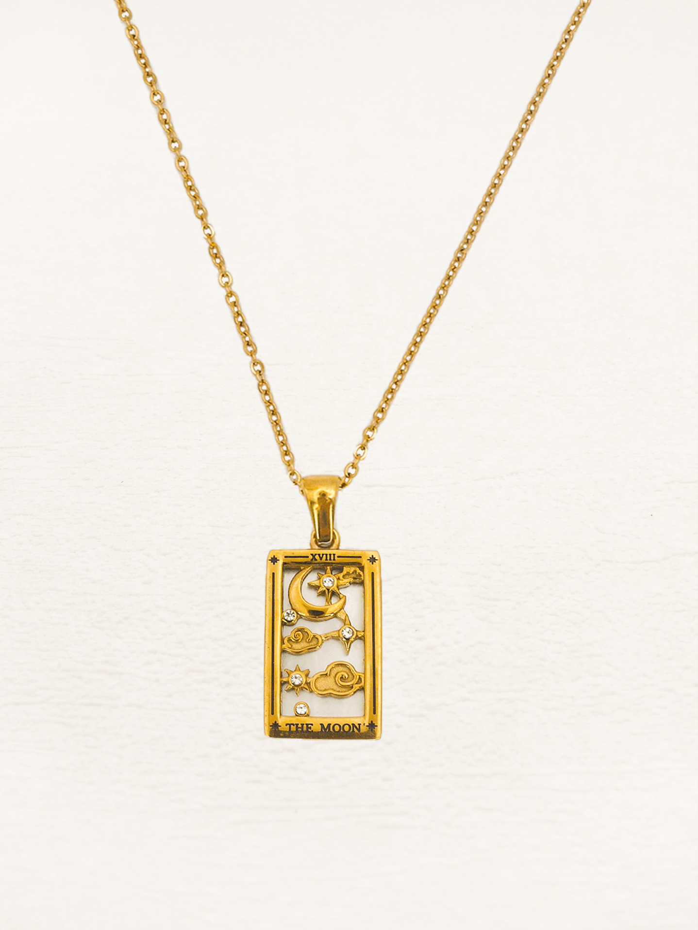Luna Charm Ketting - Rosa Jewels