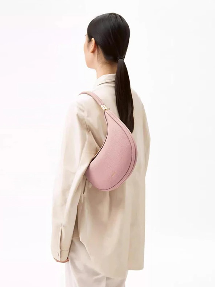 Luna Stijlvolle Leren Handtas | Schoudertas | Ronde Tas Dames | Crossbody Tas