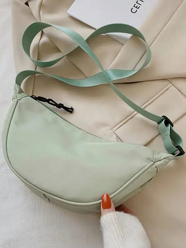 Lydia Dames PU Leren Schoudertas | Crossbody Tas Lichtgroen