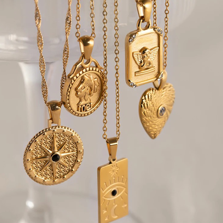 Milou Angel Charm Ketting - Rosa Jewels