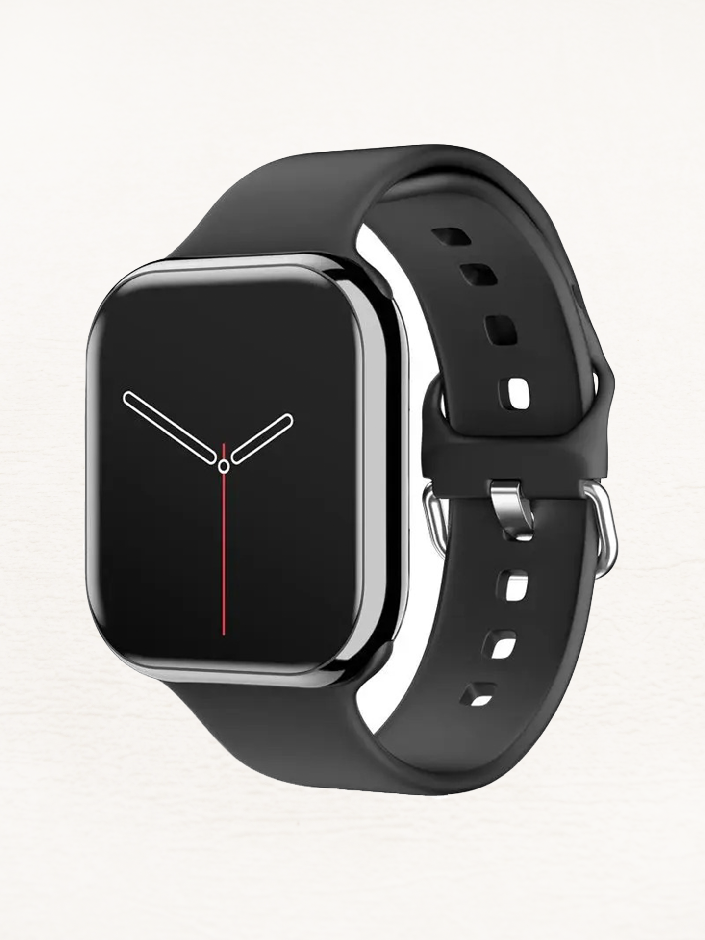 Mirabella Smartwatch Horloge Vierkant Zwart Virelle