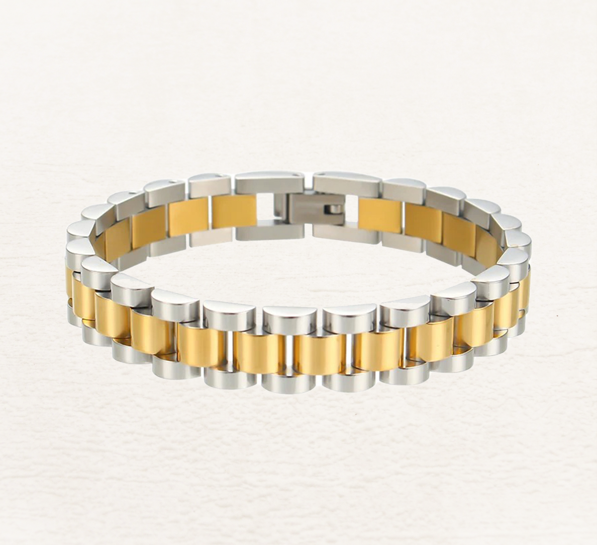 Nora Schakelarmband Goud-Zilver - Rosa Jewels
