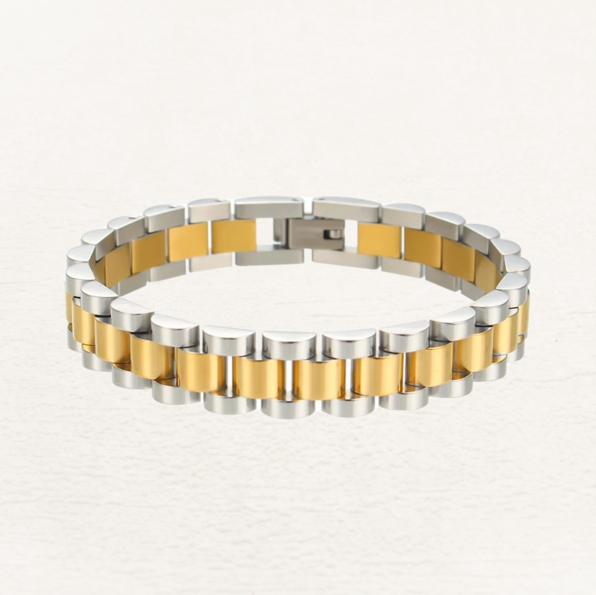 Nora Schakelarmband Goud-Zilver - Rosa Jewels