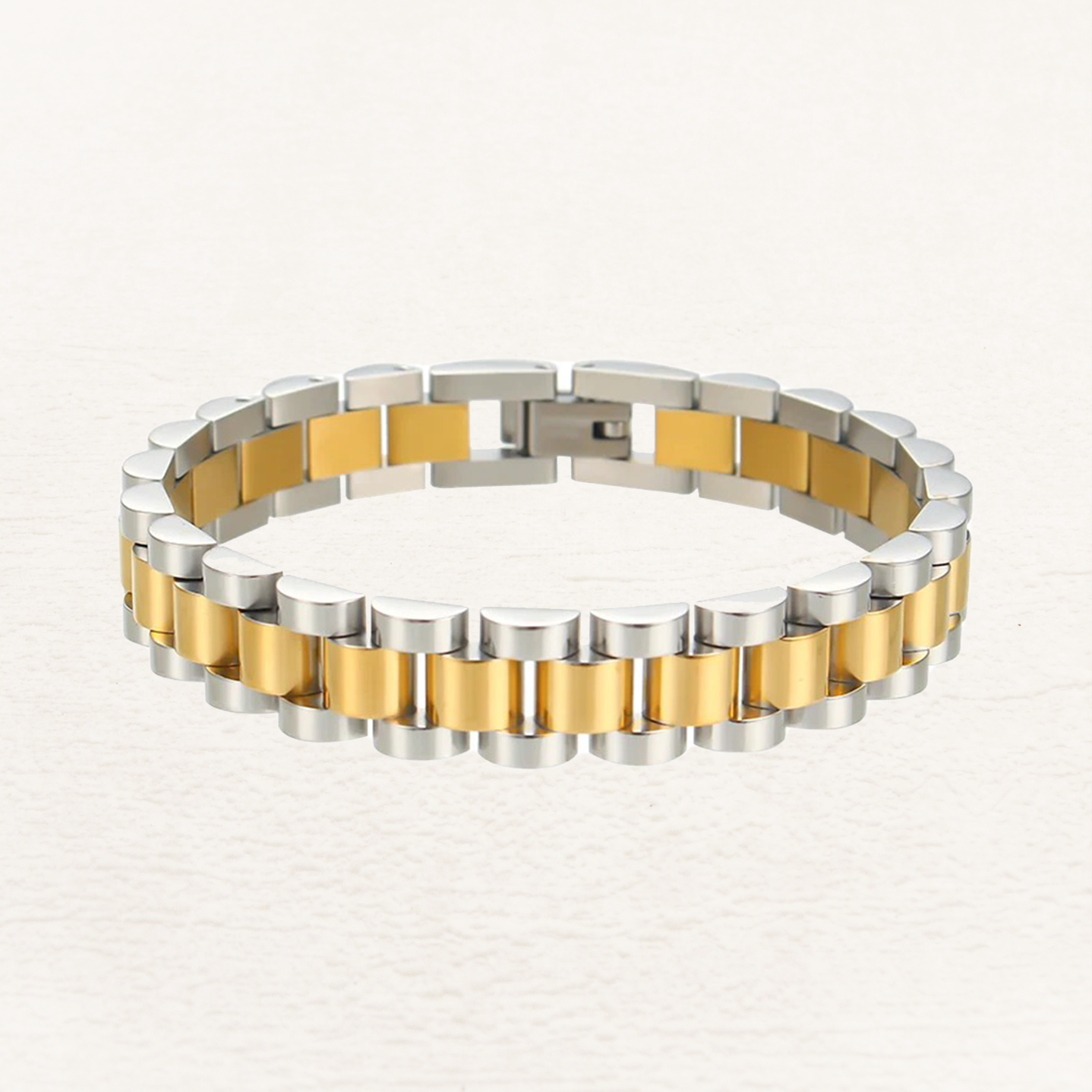 Nora Schakelarmband Goud-Zilver - Rosa Jewels