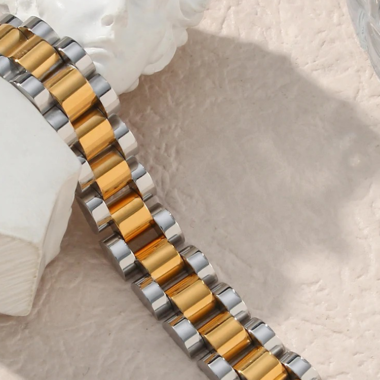 Nora Schakelarmband Goud-Zilver - Rosa Jewels