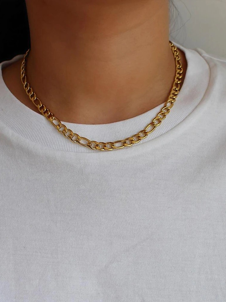 Nova Figaro Chain Ketting - Rosa Jewels