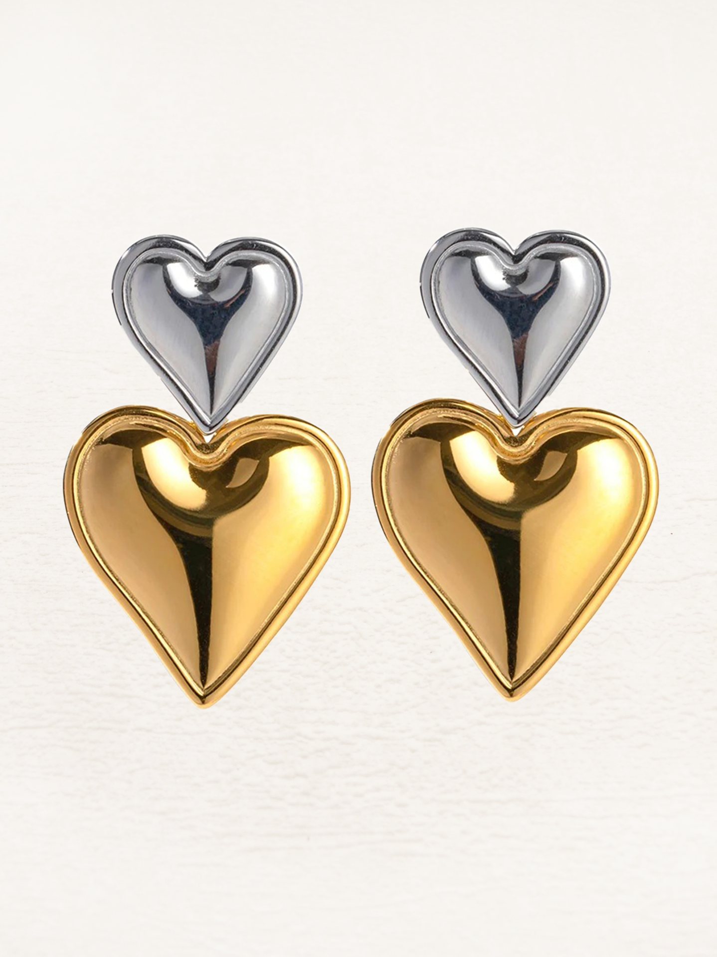 Nikki Heart Oorbellen - Rosa Jewels