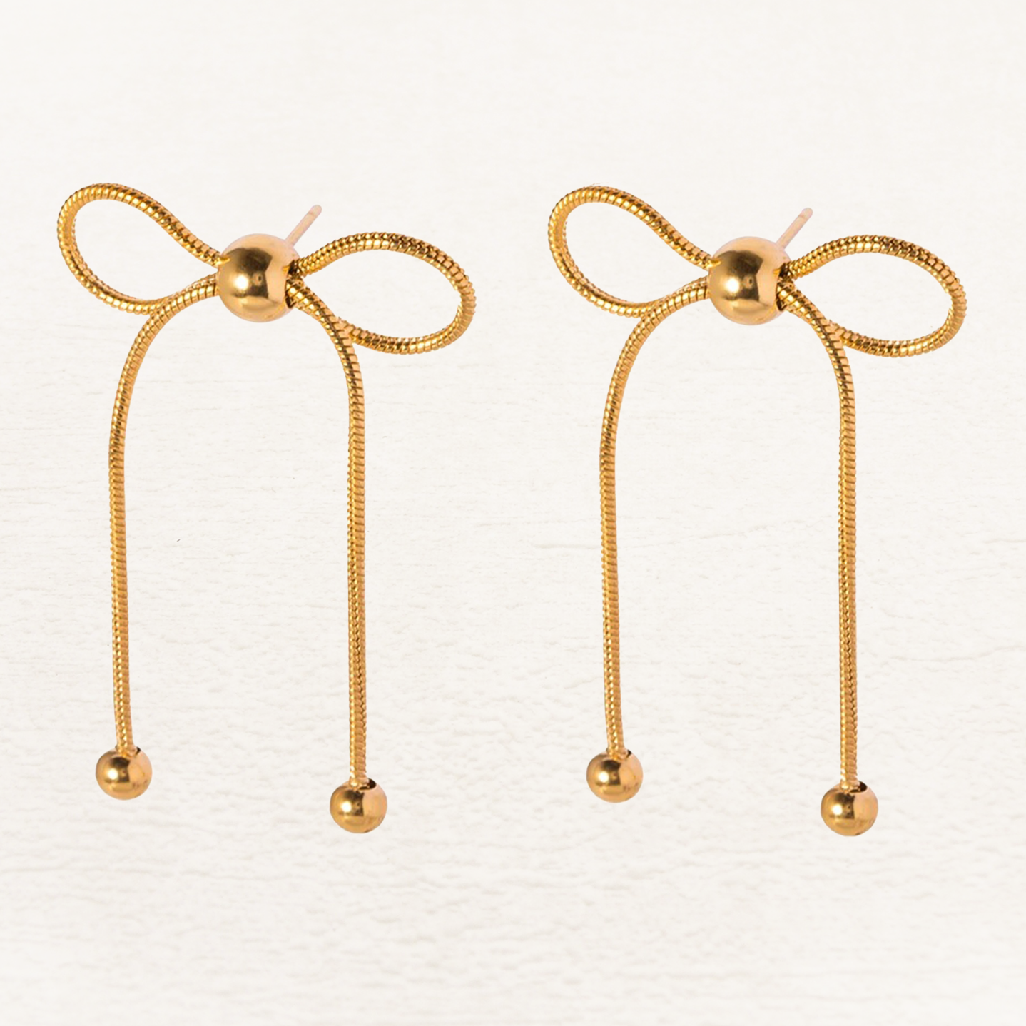 Sabrina Strikjes Oorbellen - Rosa Jewels