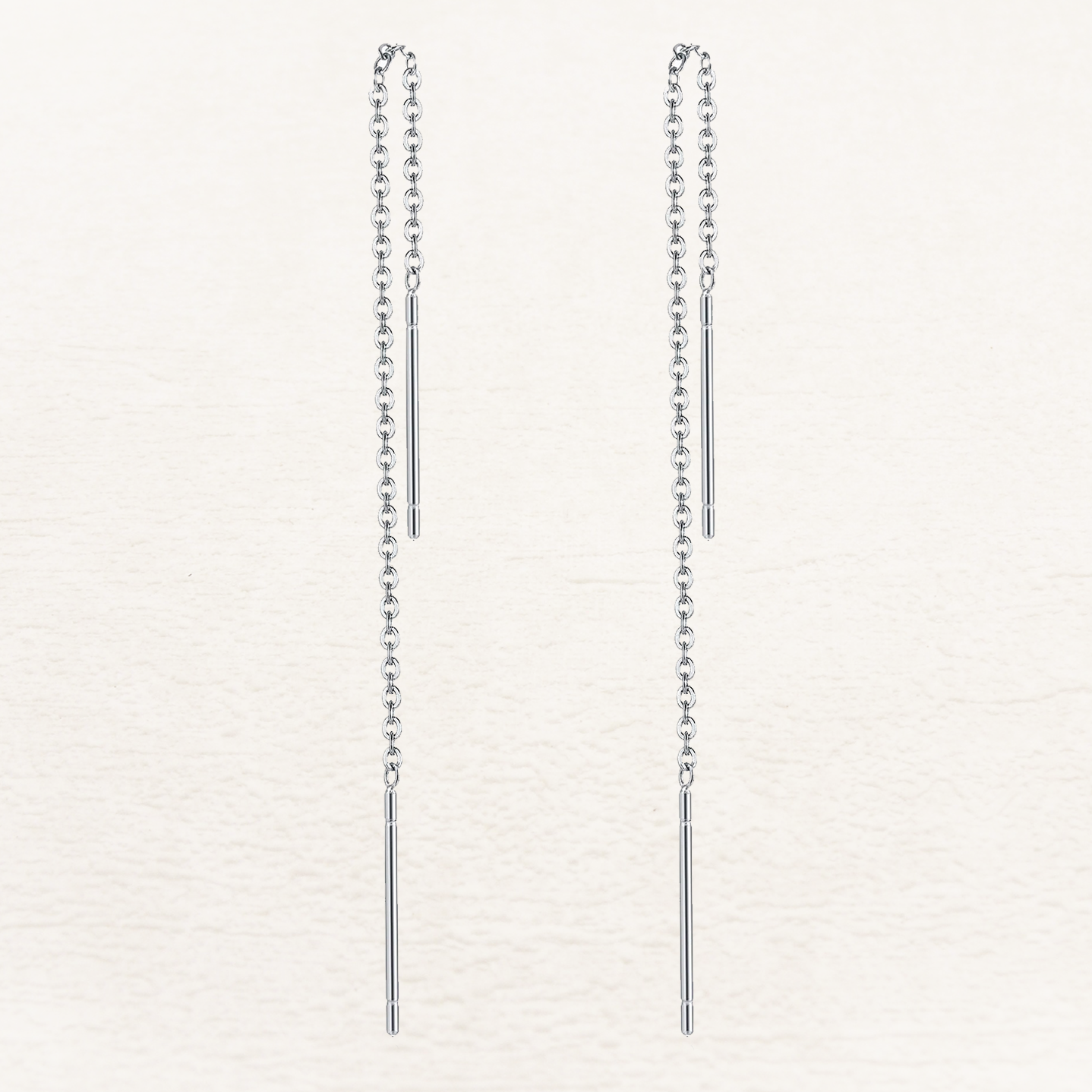 Savannah Doortrek Oorbellen Zilver - Rosa Jewels