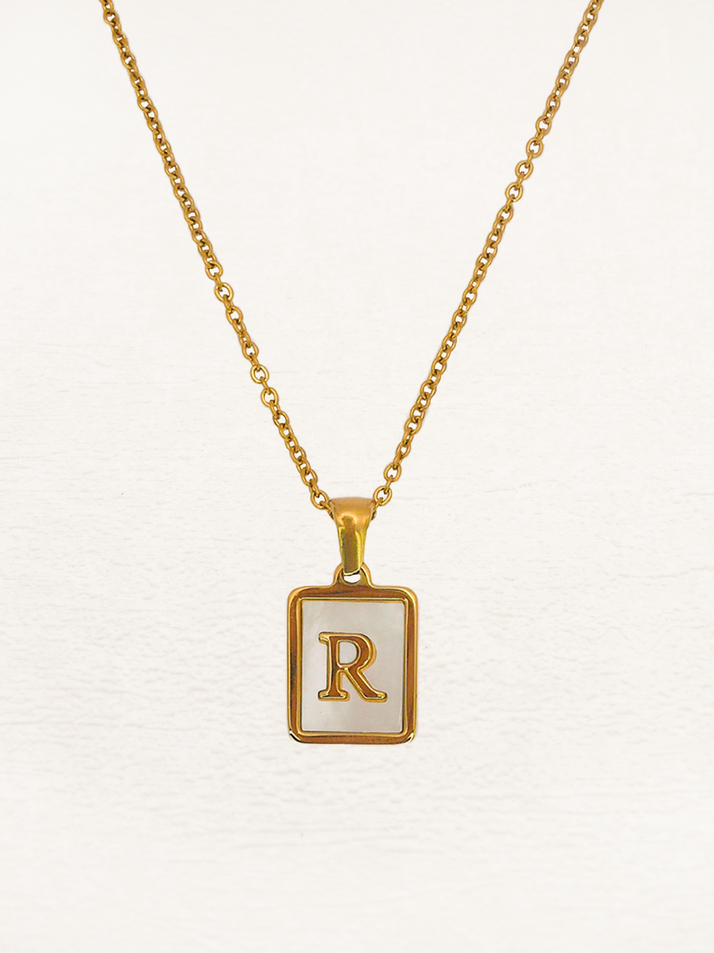 Schelp Letter Ketting - Rosa Jewels