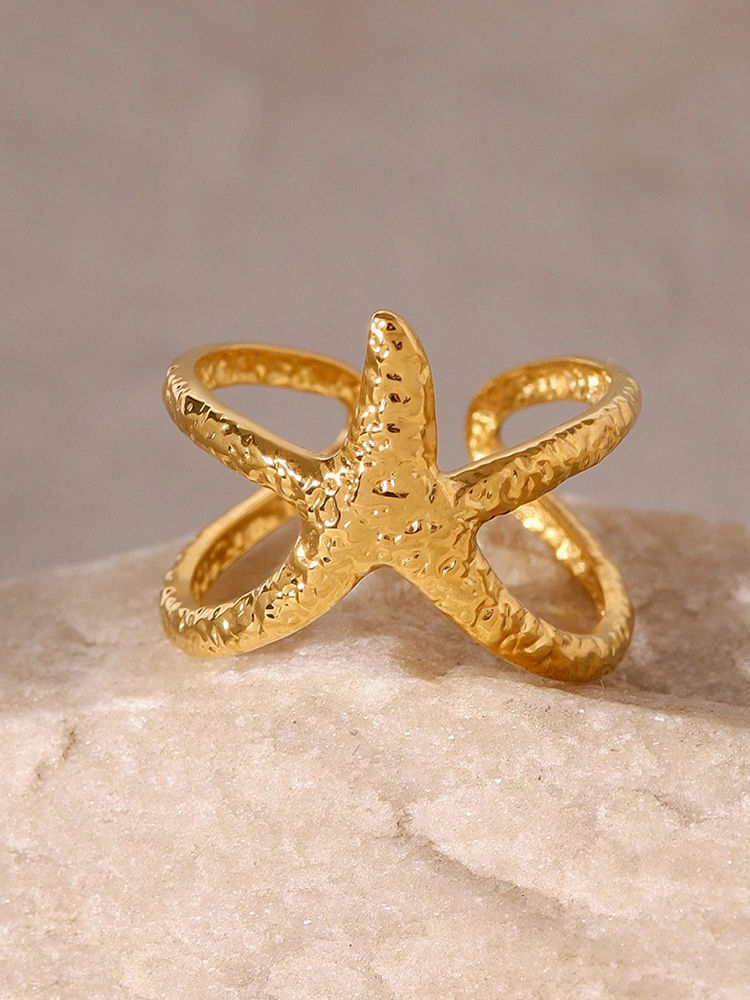 Sien Zeester Ring Verstelbaar Goud