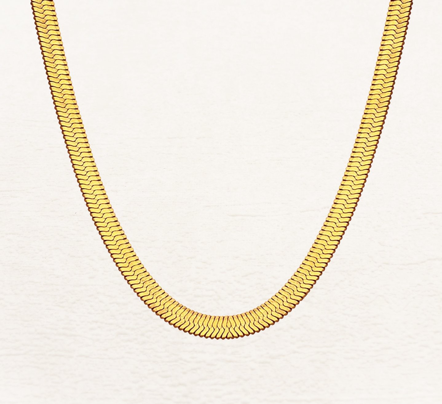 Sophia Snake Chain Ketting - Rosa Jewels